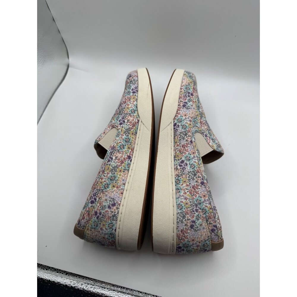 ABEO Ditzy Floral Encore Slip On Low Top Sneaker Shoe Women Size 8.5 - Picture 7 of 11